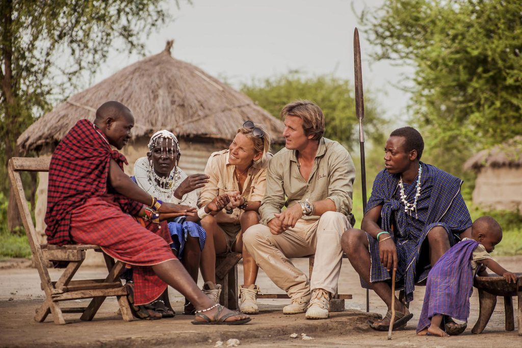 Een ontmoeting met de lokale Maasai tijdens een luxe reis door Tanzania.